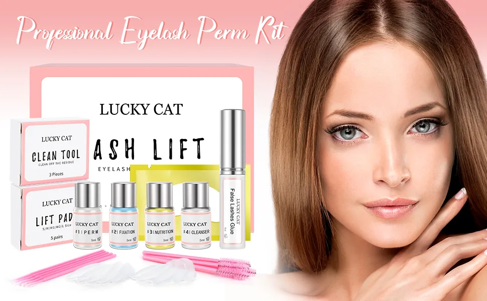 2024 eyelash lifting set eyelash extension kit professional lash lifting kit eyelash waves starter kit lash lift kit ideal for parties birthdays halloween festivals - product information 1