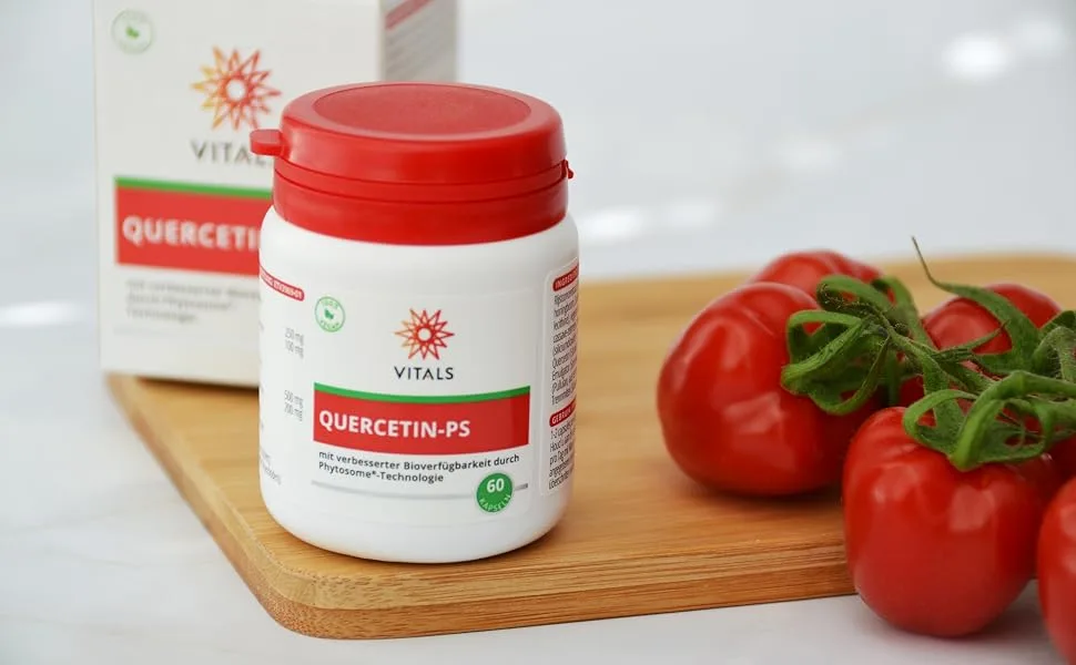 Vital - Quercetin -PS 100mg 60 capsules with improved bioavailability through phytosome technology.10 to 20 times higher bioavailability through phytosome technology. - quercetin
