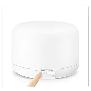 Zoeson diffuser aromatherapy aroma diffuser with 7 colors LED BPA-free for essential oils humidifier ultrasound for bedrooms (500ml) - product information 5