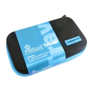 Pillbase travel travel pharmacy - stable medication bag for travel - empty first aid bag - practical medicine storage - pocket pharmacy for emergency - EBC BILD 3