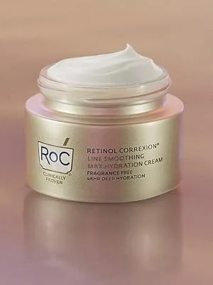 RoC Retinol Correxion Max Hydration Cream Fragrance Free 1.7 oz (48 g) - Max Hydration