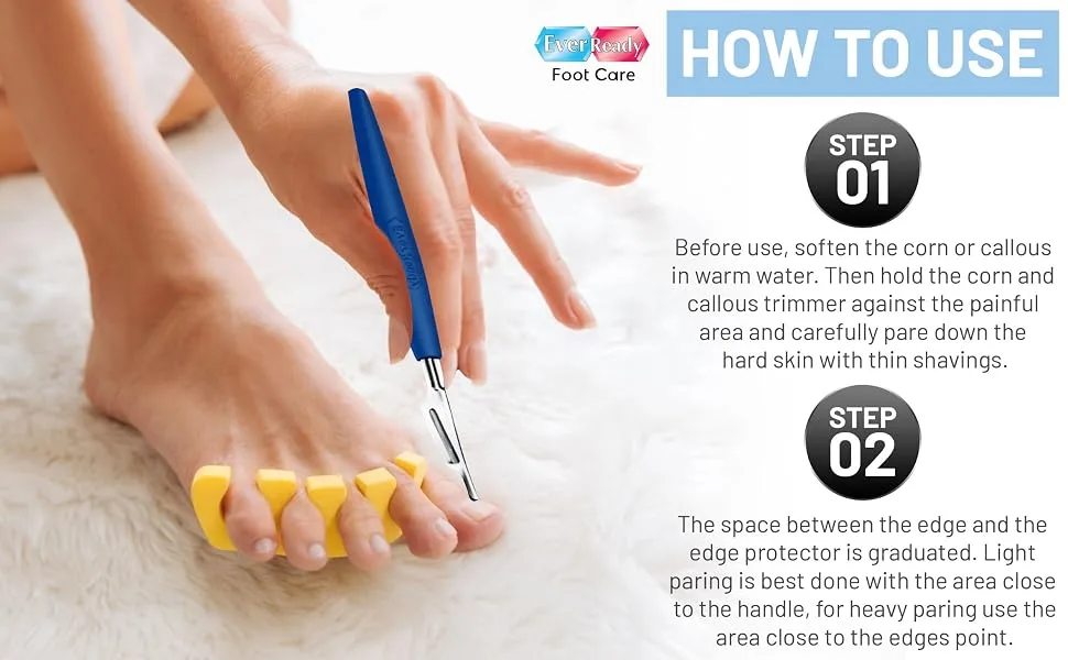 Ever Ready 4 x refills for corns and calluses. - fußfeile und maisentferner