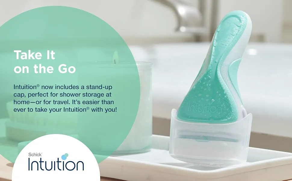 Schick Intuition Sensitive Care Replacement Cartridges 6 Cartridges - Schick Intuition One Easy Step No Shave Gel Pure Nourishment Sensitive Skin Womens Shaving