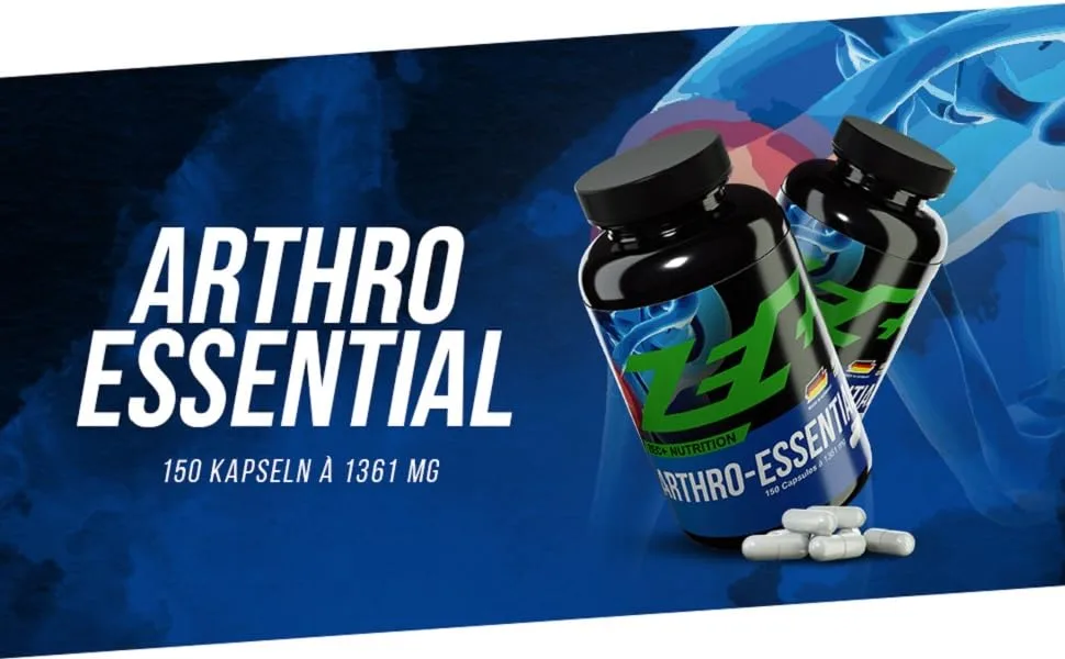 ZEC+ Nutrition arthro Essential - 150 capsules with glucosamine chondroitine MSM & incense extract nutritional supplement during physical stress through intensive sports - Gelenk Kapseln