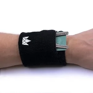 The Friendly Swede Welding Band 2 Set - Wristband wrist bag welding bracelet with practical zip pocket black 14-17 cm - product information 2