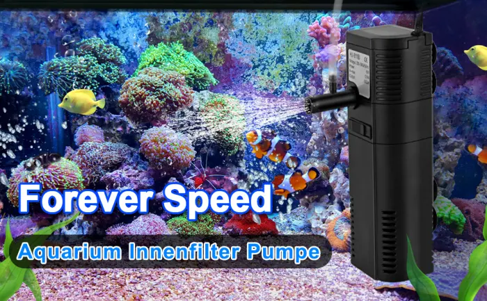 Forever Speed Aquarium Pump Filter Pump Aquarium Internal Filter Aquarium Pump 300L/h 2Watt 300 L/H - Filterpumpe Aquarium Innenfilter