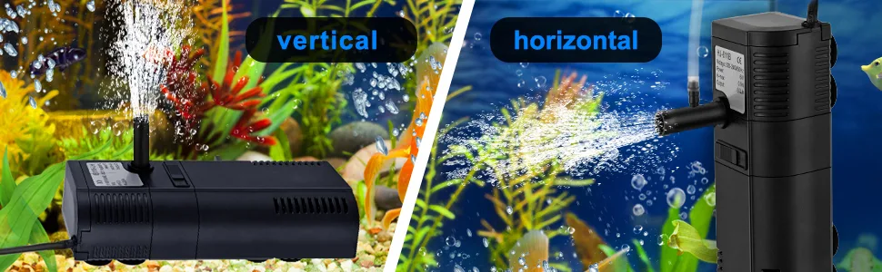 Forever Speed Aquarium Pump Filter Pump Aquarium Internal Filter Aquarium Pump 300L/h 2Watt 300 L/H - Filterpumpe Aquarium Innenfilter