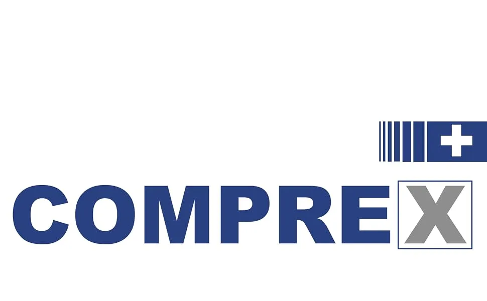 COMPREX compression stockings |The all -rounder for skiing leisure travel pregnancy |Breathable |Compression |Ski socks (white/gray 35-38) - Kompressionsstrümpfe kompressionssocken socken strümpfe skisocken ski socken