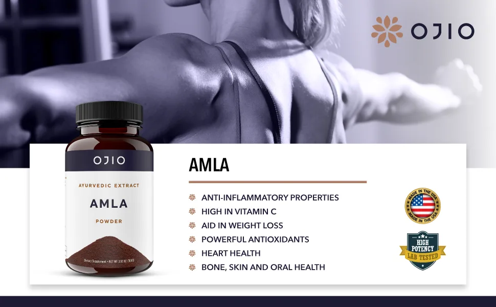Ojio Amla Powder Extract 3.53 oz (100 g) - amla