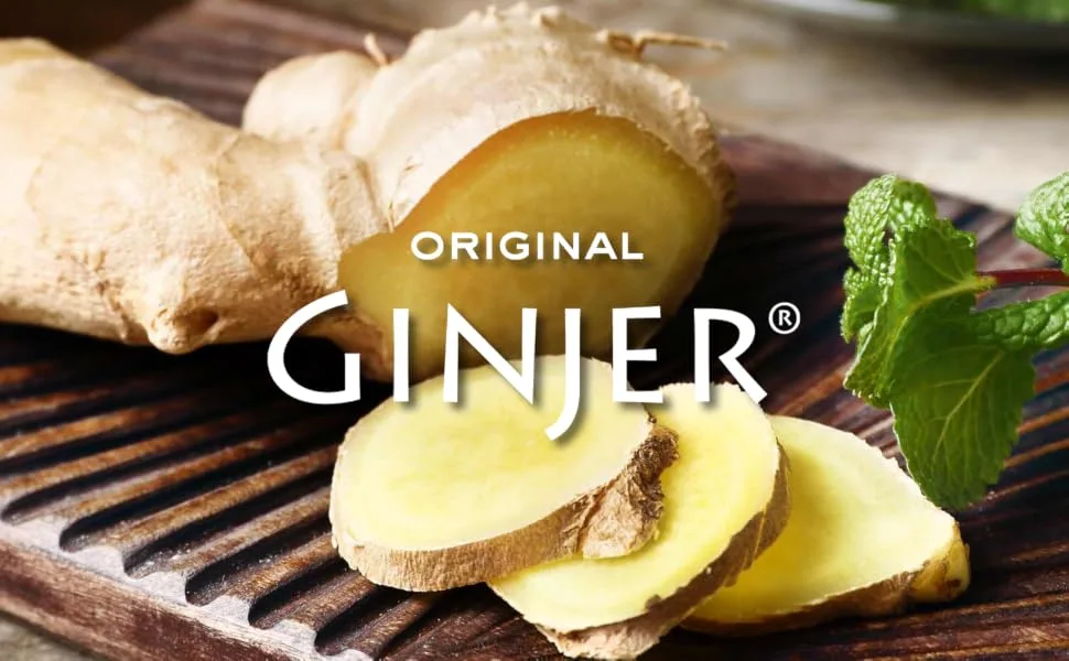 Original GINJER ginger drops from Lemon Pharma organic and vegan 20 ml perfect for ginger shots and tea - Ingwer Bio Ginger Ginjer Tropfen Tee