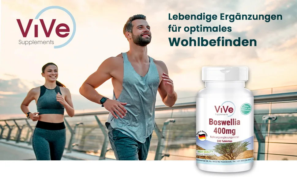 Frankincense tablets - 400mg - Boswellia serrata - 240 tablets - High dosage - Vegan | Quality from Germany by ViVe Supplements - product information 1