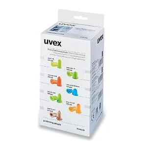 Disposable earplugs uvex xact-fit detec 400 pairs polyurethane foam - 2124013