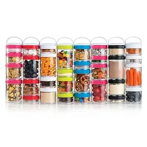 GoStak Portable Stackable Containers Teal Starter 4 Pack - product information 7