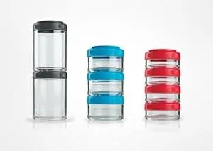 GoStak Portable Stackable Containers Plum Starter 4 Pack - product information 6