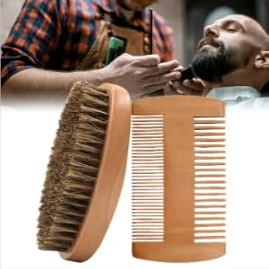 Houson beard care set gift set for men with 30ml of beard oil 60ml beard shampoo 30g beard balm balm beard brush beard comb razor beard kit for suitable beginners and professional - product information 6