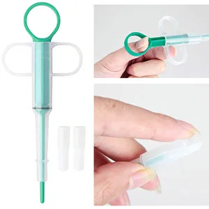 nuoshen 2 Pieces Tablet Feeder Medication Feeder Pet Pusher Syringe Pet Pusher Syringe Tablet Feeder for Cats Small Dogs - Medikamenten Feeder