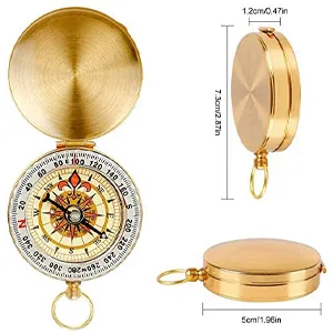 WELLXUNK Compass Navigation Compass Portable Waterproof Compass with Luminous Numbers for Camping Hiking and Other Compass Outdoor - Navigationskompass