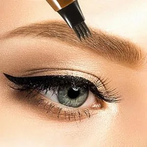 Boobeen Eyebrow Pencil Eyebrow Pencil with Micro Fork Tip Applicator Effortlessly Creates Natural Looking Brows Grey-Brown - product information 3
