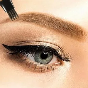 Boobeen Eyebrow Pencil Eyebrow Pencil with Micro Fork Tip Applicator Effortlessly Creates Natural Looking Brows Grey-Brown - product information 4