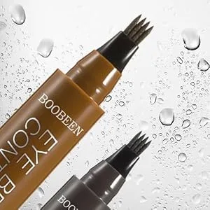 Boobeen Eyebrow Pencil Eyebrow Pencil with Micro Fork Tip Applicator Effortlessly Creates Natural Looking Brows Grey-Brown - product information 6