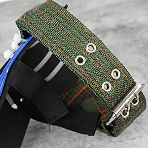 Urbean tree climbing Spike Set Wmlbk Tree Climbing Spike tree climbing equipment set with seat belt for tree climbing tool adjustable Lanyard Rope Rescue Belt (2 claws) - product information 5