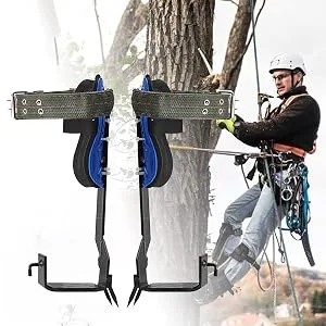 Urbean tree climbing Spike Set Wmlbk Tree Climbing Spike tree climbing equipment set with seat belt for tree climbing tool adjustable Lanyard Rope Rescue Belt (2 claws) - product information 9