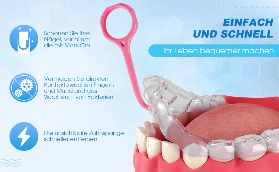 5 pieces of aligners distance tools for invisible braces for orthodontic invisible braces extractor orthodontic braces distance tools - product information 2