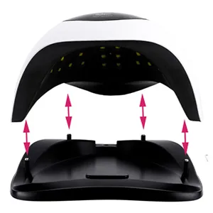 Nail dryer professional UV LED lamp for nails nail lamp with 4 timer sleeping function auto sensor touchscreen removable magnetic foot hardening tool for finger/toenail gel Shellac polygel - Auto