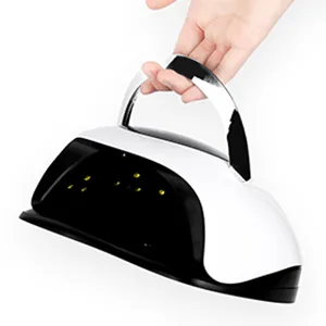 Nail dryer professional UV LED lamp for nails nail lamp with 4 timer sleeping function auto sensor touchscreen removable magnetic foot hardening tool for finger/toenail gel Shellac polygel - Griff