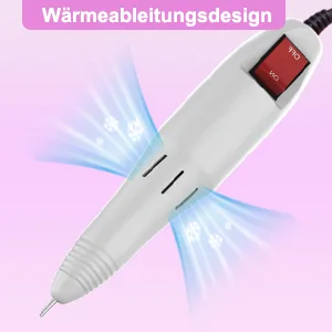 Electrical nail cutter electrical nail file Set 20 000 rpm manicure pedicure electrically for nail studio Personal DIY manicure white - product information 8