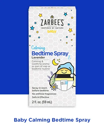 Zarbee's Baby Calming Massaging Balm with Lavender & Chamomile Scent 2 oz (56 g) - Bedtime Spray