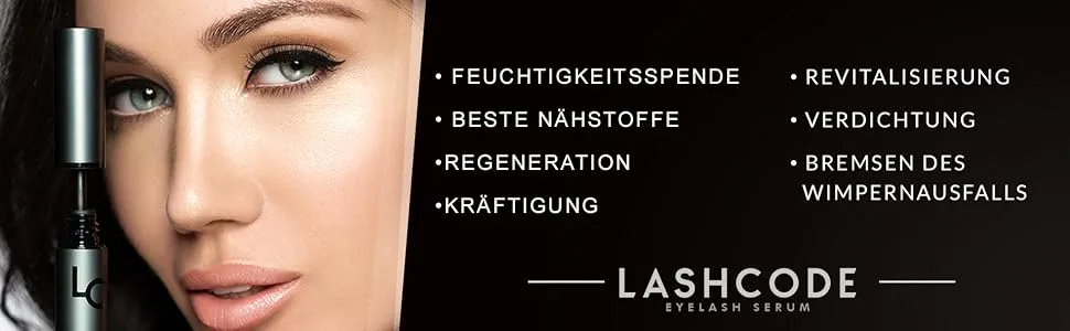 Eyelash serum Lashcode Eyelash Serum 5ml - growth-promoting serum for eyelashes - Serum für Wimpern lashcode wimpernserum