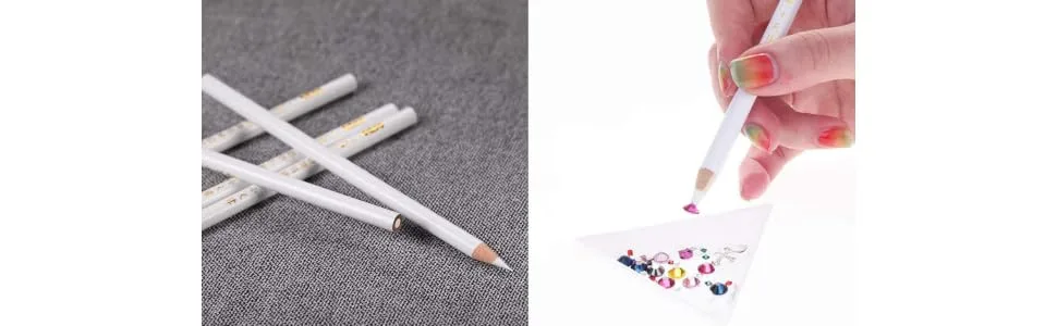 Beaupretty 10 pieces wood dot drilling pin diamond painting drillstift sticky drilling pen. - product information 1