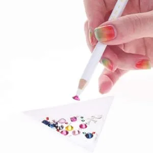 Beaupretty 10 pieces wood dot drilling pin diamond painting drillstift sticky drilling pen. - product information 3