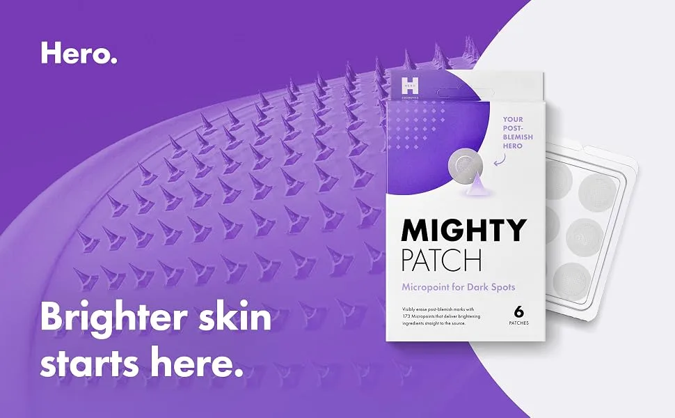 Hero Cosmetics Mighty Patch Micropoint for Dark Spots 6 Patches - acne patch sticker dot sticka circle blemish cystic pimple spot