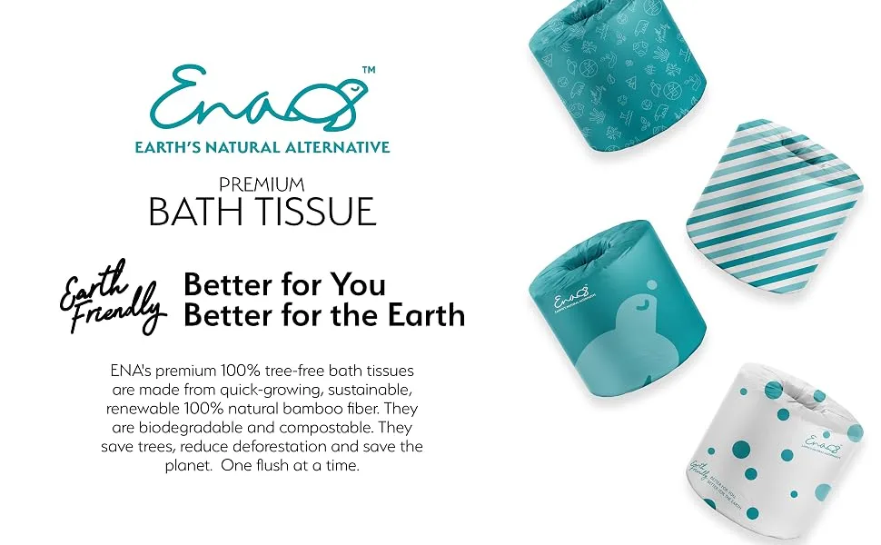 Earth's Natural Alternative Premium Bath Tissue 12 Rolls - toilet paper