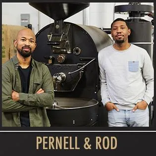 BLK & Bold Specialty Coffee Ground Medium BLK & Bold 12 oz (340 g) - Pernell & Rod, founders of BLK & Bold, cafe,