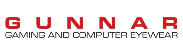 Gunnar gaming and computer glasses - ESL blade - blue light filter glasses premium blue filter UV protection Onyx ' - Lens: Amber (65% Blue Light Protection) amber - logo gunnar