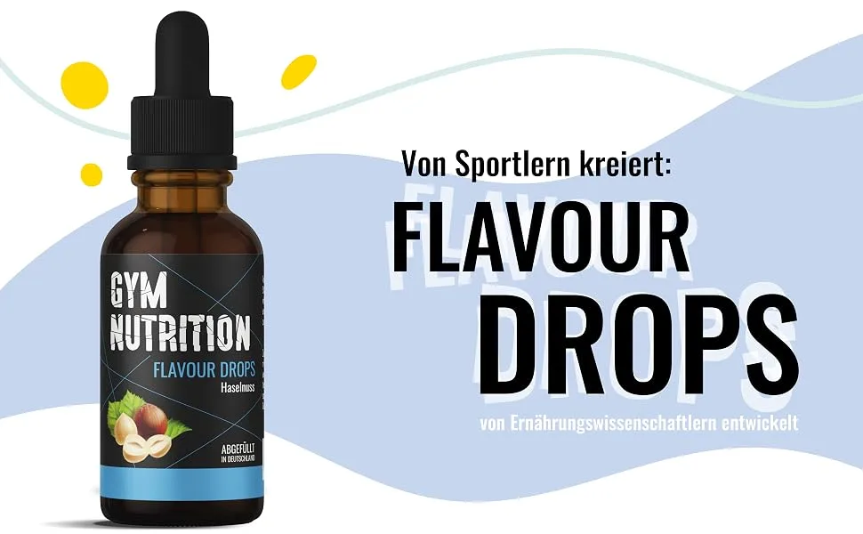 Flavour Drops Flave Drops WITHOUT CALORIES with dosing pipette 50ml great taste For quark yoghurt and more Made in Germany (honey) - Geschmackstropfen