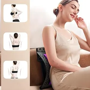 Retoo back extensor back massage device backhoard for lower and above lumbar spine pain relief back Stretcher back trainer for lumbar spine back pain purple - product information 2