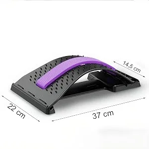 Retoo back extensor back massage device backhoard for lower and above lumbar spine pain relief back Stretcher back trainer for lumbar spine back pain purple - product information 5
