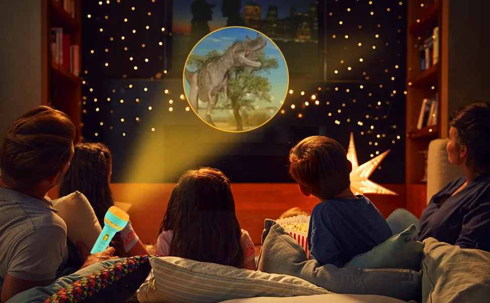 Forhome flashlights Projector for Children 2 Projection Light Toys Dia projector flashlight with 80 animal patterns children's projector flashlight for boys and girls - product information 8