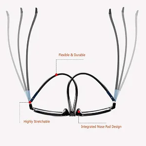 Suertree blue light filter reading glasses Computer glasses Tr90 Frame reader PC Gaming UV Blue Light Blasses Women Men 2.0x Dioptria BM511 1PC - tr 90