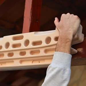 Gripnatic Fingerpeg 1.0 Hangboard - climbing board - fingerboard - Pegboard handles - beech wood in class A - with calisthenics rods for pull -ups - unique design - 120 kg load capacity - Hangboard Fingerpeg 1.0 klettern