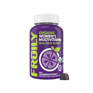Fruily Organic Women's Multivitamin With Cranberry Extract Mixed Fruit 60 Gummies - product information 2