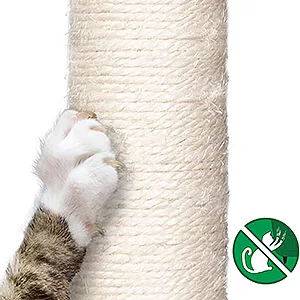 Scratching tree cat furniture climbing tree scratch column with sisal scratching post cat tree with platform made of plush cat tree with soft seat d - Katz Spielzeug Set