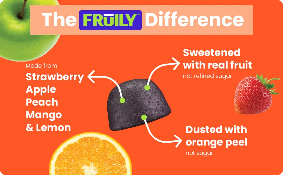 Fruily Organic Vitamin C Boost Mixed Fruit Flavor 60 Gummies - product information 3