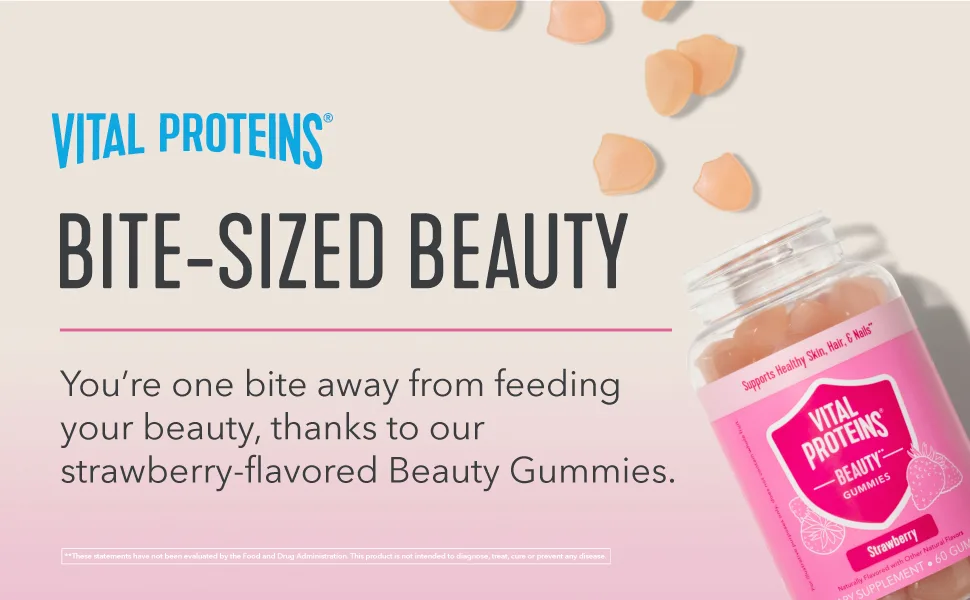 Vital Proteins Beauty Gummies Strawberry 60 Gummies - product information 1