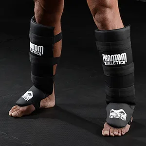 Phantom Schiensbein protector Impact Basic - Tension Protection Schiensbeinschoner Schiensbein Protection MMA Schiensbein protector Muay Thai Schienbeinschoner L -XL - Phantom Athletics Kampfsport Schienbeinschoner Schienbeinschutz Spannschutz MMA Kickboxen Muay Thai