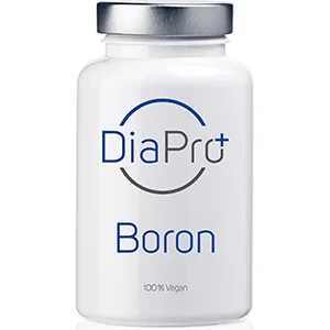 DiaPro Boron High-dose boron tablets with 3 mg boron per tablet from sodium borate 365 pieces Annual supply 100% vegan Laboratory tested - DiaPro Apo Boron Dose